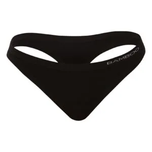 Dámská tanga Gina bambusová černá (05013) M