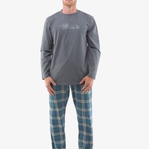 Pánské pyžamo Gino vícebarevné (79133-DxGDZM) L