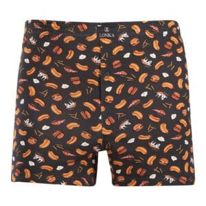 Pánské trenky Lonka vícebarevné (Karlos-fastfood) 3XL