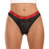 3PACK dámská tanga HUGO vícebarevná (50523829 002) XXL - Image 2