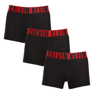 3PACK pánské boxerky Calvin Klein černé (NB3608A-Q5X) M