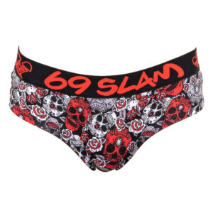 Dámské kalhotky 69SLAM boxer bamboo red sugar crane S