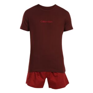 Pánské pyžamo Tommy Hilfiger s papučemi  vícebarevné v dárkovém balení (UM0UM02989 0VB) L