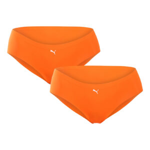 2PACK dámské kalhotky Puma bezešvé oranžové (100001012 020) S