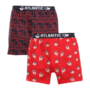 2PACK pánské trenky Atlantic vícebarevné (2GMB-003) M