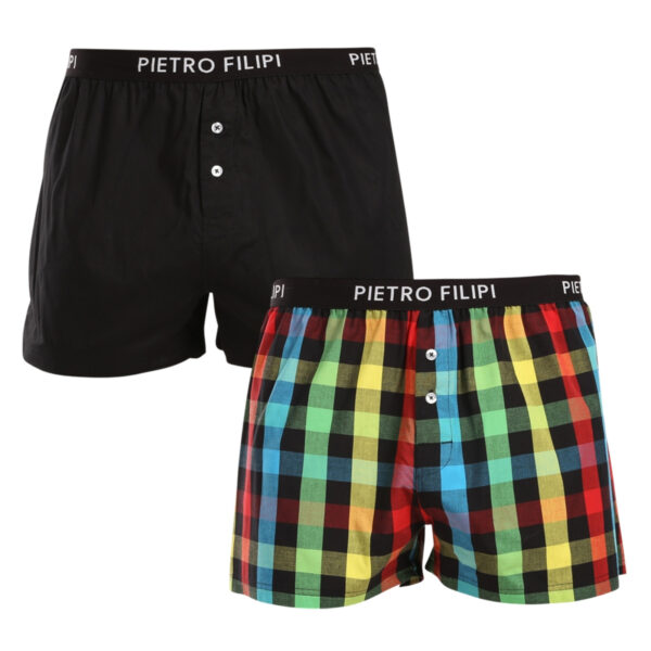 2PACK pánské trenky Pietro Filipi vícebarevné (2TC001) XXL