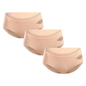 3PACK dámské kalhotky Lee Cooper béžové (PO41174) S