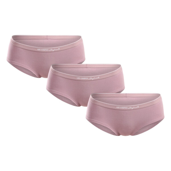 3PACK dámské kalhotky Lee Cooper růžové (PO41046) S