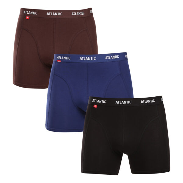 3PACK pánské boxerky Atlantic vícebarevné (3MH-047) L