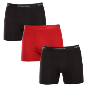 3PACK pánské boxerky Calvin Klein vícebarevné (NB4077A-QVV) M