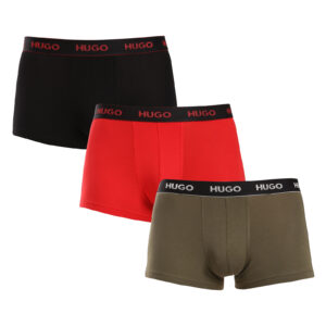 3PACK pánské boxerky HUGO vícebarevné (50517878 985) S