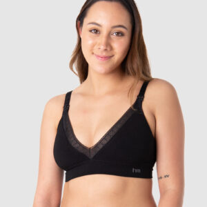 Dámská podprsenka Hotmilk Caress Seamfree Bamboo REGULAR CAP kojicí černá (CPB-regular) XXL