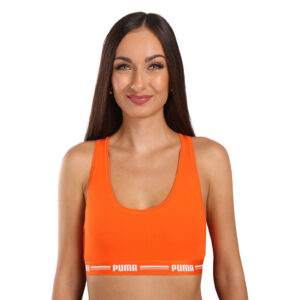 Dámská sportovní podprsenka Puma oranžová (604022001 023) S
