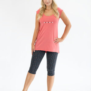 Dámské pyžamo Gina vícebarvné (19154-MERDxG) XXL