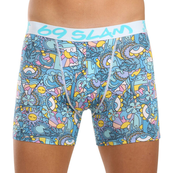 Pánské boxerky 69SLAM fit TROPICAL VISION DYLAN (MBYTVN-PO) M