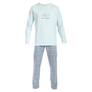 Pánské pyžamo Gino zelené (79177-LxGMGA) 4XL