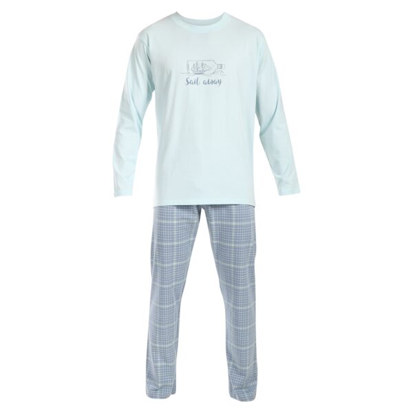 Pánské pyžamo Gino zelené (79177-LxGMGA) 4XL