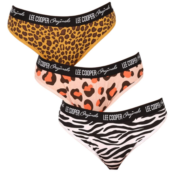 3PACK dámské kalhotky Lee Cooper vícebarevné (LCUWPANT3P0106-1769887) XL