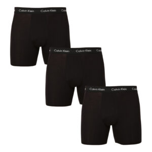 3PACK pánské boxerky Calvin Klein černé (NB1770A-XWB) M