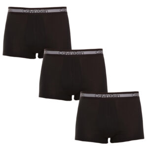 3PACK pánské boxerky Calvin Klein černé (NB1799A-001) M