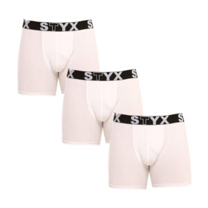 3PACK pánské boxerky Styx long sportovní guma (U10616161) L