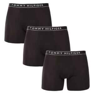 3PACK pánské boxerky Tommy Hilfiger černé (UM0UM03458 0WE) M
