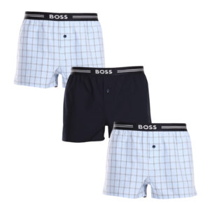 3PACK pánské trenky BOSS vícebarevné (50480034 465) S