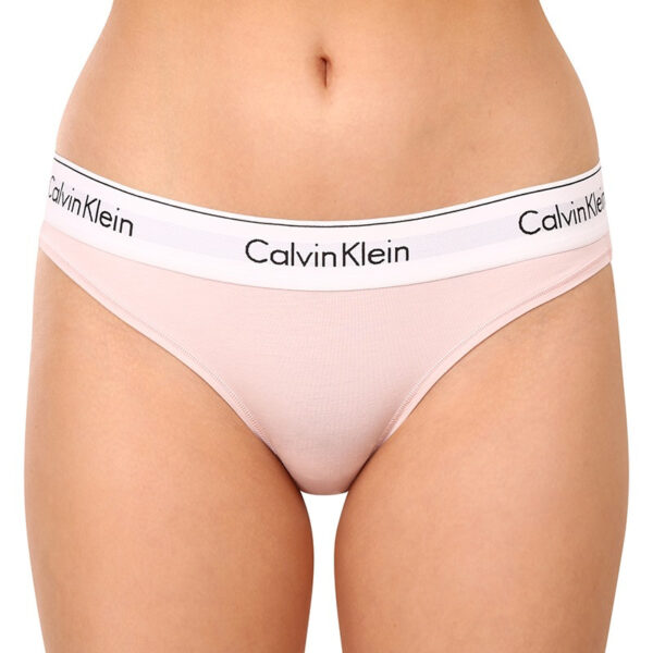 Dámské kalhotky Calvin Klein růžové (F3787E-2NT) XL