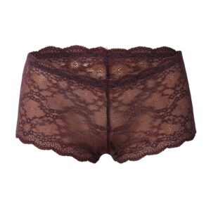 Dámské kalhotky Gina fialové s krajkou (13005) S