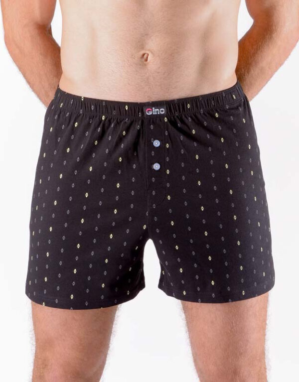 Pánské trenky Gino nadrozměr černé (75207-MxCLBY) 3XL