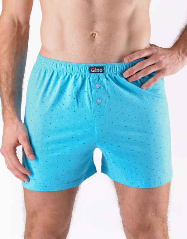 Pánské trenky Gino nadrozměr modré (75206-LZMMZM) 3XL