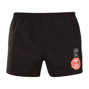 Pánské trenky Nedeto Vstup na vlastní nebezpečí (1NTF8) XXL