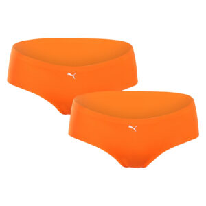 2PACK dámské kalhotky Puma bezešvé oranžové (100001011 020) M