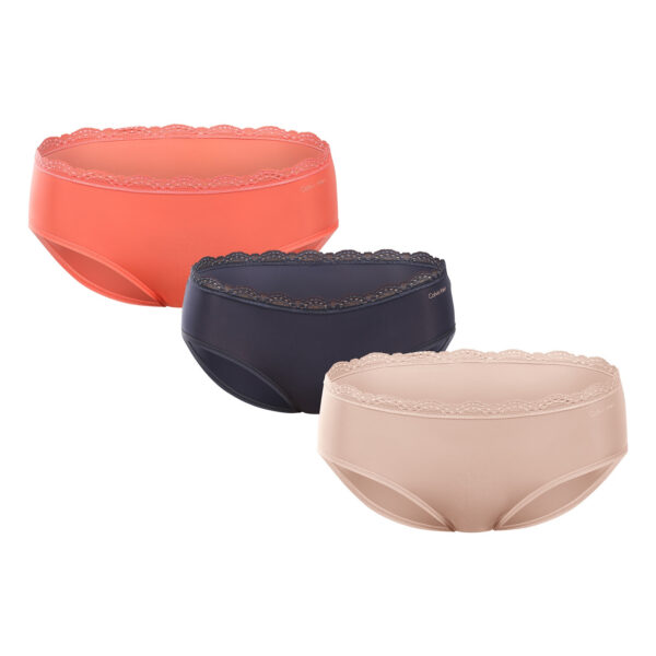 3PACK dámské kalhotky Calvin Klein vícebarevné (QD5302-WAS) XL