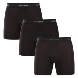 3PACK pánské boxerky Calvin Klein černé (NB1770A-VXT) M
