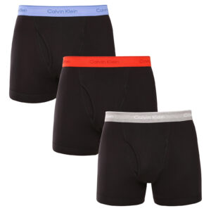 3PACK pánské boxerky Calvin Klein černé (NB4003A-VQJ) M