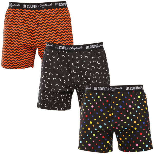 3PACK pánské trenky Lee Cooper vícebarevné (3xPO38811/1) XXL