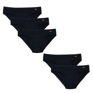 5PACK Menstruační kalhotky WUKA pro normální menstruaci (WUKA201) 5XL
