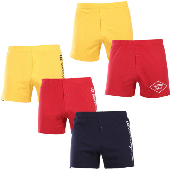 5PACK pánské trenky Lee Cooper vícebarevné (5xPO38819) 3XL