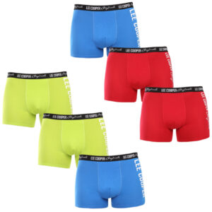 6PACK pánské boxerky Lee Cooper vícebarevné (6xPO39510) M