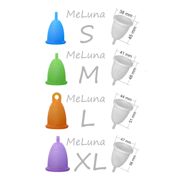 Menstruační kalíšek Me Luna Soft M s kuličkou růžová (MELU002) - Obrázek 2