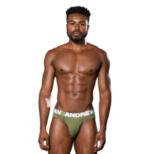 Pánské jocksy Andrew Christian zelené SHOW-IT (93483-OLIVE) XL