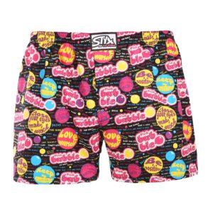 Pánské trenky Styx art klasická guma Pink Bubble (A1857) L