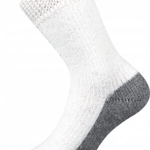Teplé ponožky Boma bílé (Sleep-white) M