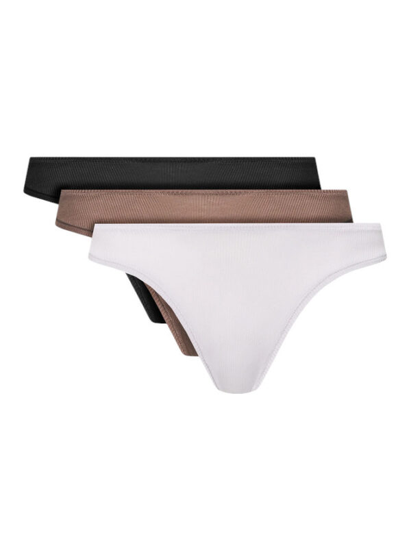 3PACK dámská tanga Calvin Klein vícebarevná (QD5220E-NP2) XXL