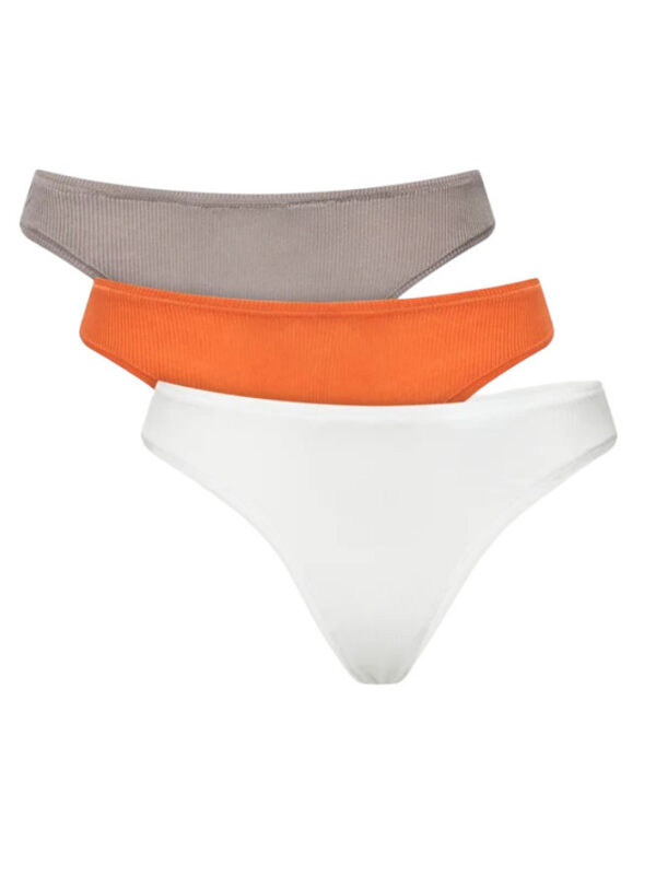 3PACK dámská tanga Calvin Klein vícebarevná (QD5220E-NP3) XXL