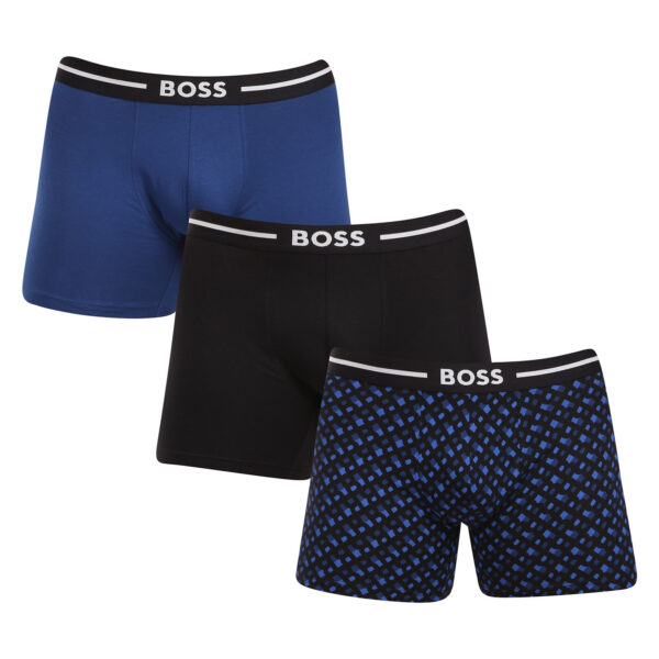 3PACK pánské boxerky BOSS vícebarevné (50517840 982) M