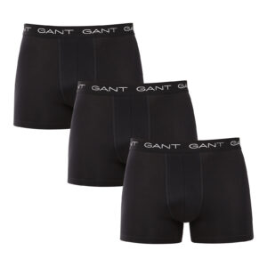 3PACK pánské boxerky Gant černé (900023004-005) L