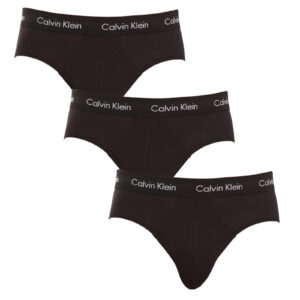 3PACK pánské slipy Calvin Klein černé (U2661G-XWB) S