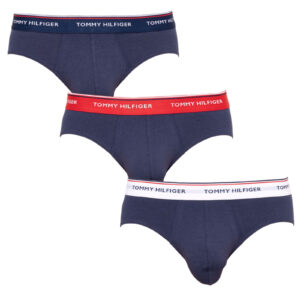 3PACK pánské slipy Tommy Hilfiger tmavě modré (1U87903766 904) S